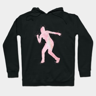 Girl Street Dancer Watercolor Silhouette Hoodie